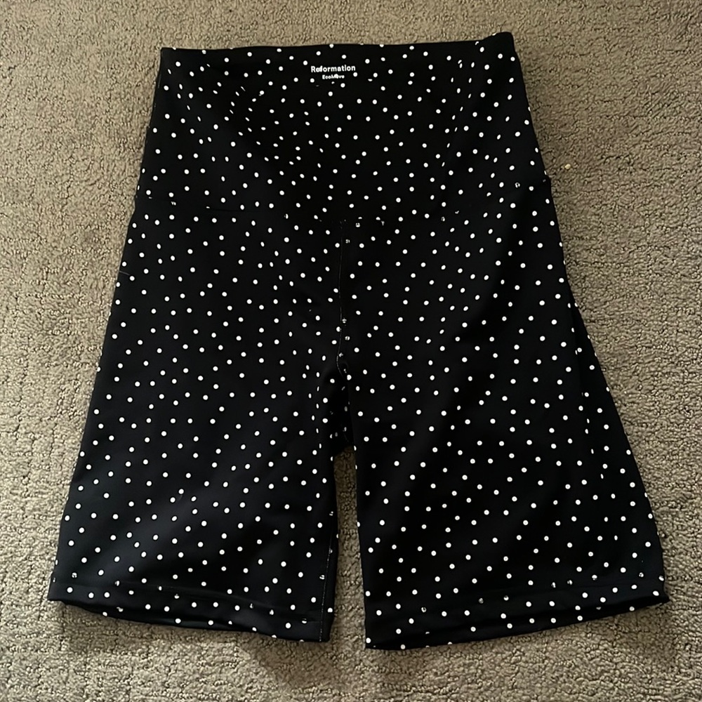 Reformation biker shorts